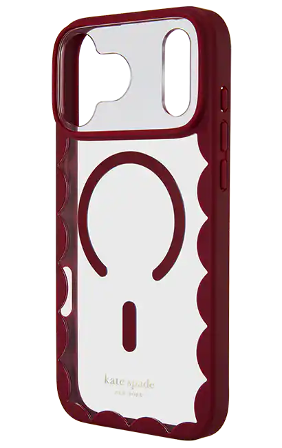 Kate Spade | Scallop MagSafe iPhone 18 Pro Max/17 Pro Max - Cherry Glaze | KS061182