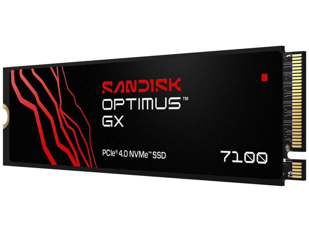 SanDisk | Optimus GX 7100 500GB NVMe PCI-e Gen 4.0 Internal Solid State Drive | SDSP71500GAN-000E0