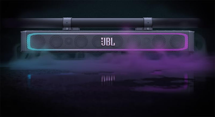 JBL | RallyBar S - 21" Bluetooth Universal Outdoor Vehicle Soundbar with Built-in 150w RMS Amplifier, IP66 Water & Dust Resistant