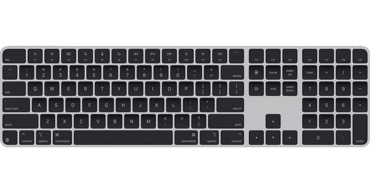 Apple | Magic Keyboard with Touch ID and Numeric Keypad USB-C - Black Keys | MXK83LL/A