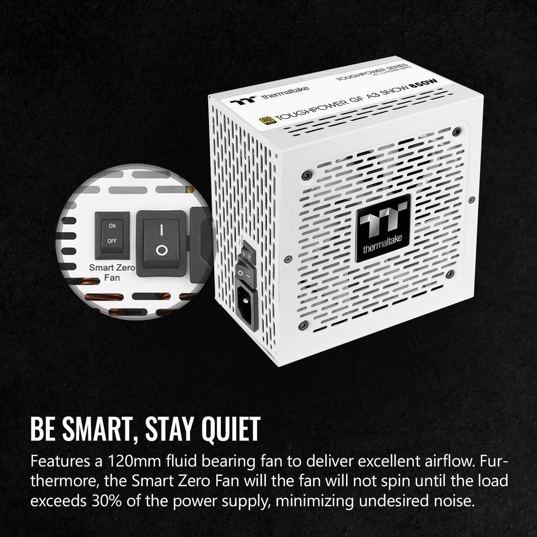 Thermaltake | Power Supply Toughpower GF A3 850W 80+Gold Modular - White | PS-TPD-0850FNFAGU-N