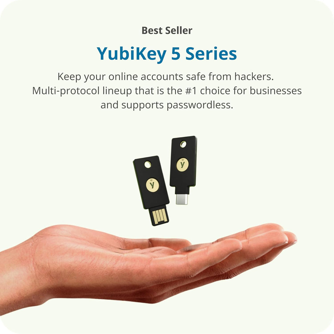 Yubico | YubiKey 5 NFC Multi-Factor Authentication - Black | 8880001002