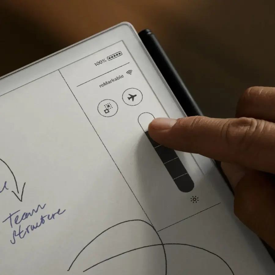 reMarkable | Paper Pro 11.8" Paper Tablet with Marker Plus and Book Folio in Mosaic Weave - Basalt | RM83C-1001NW