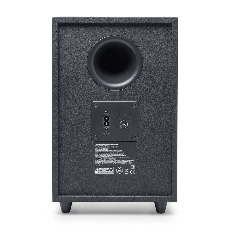 JBL | Cinema Bar SB550 3.1 Channel Soundbar with Wireless Subwoofer - Black | JBLSB550BLKAM