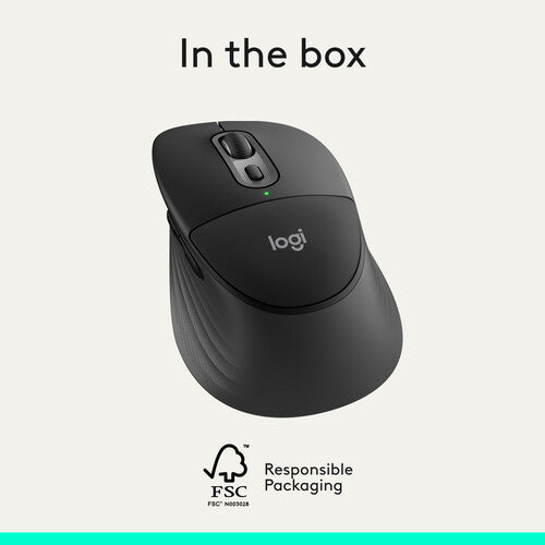 Logitech | Signature Comfort Plus M850 L Wireless Mouse - Black | 910-007711