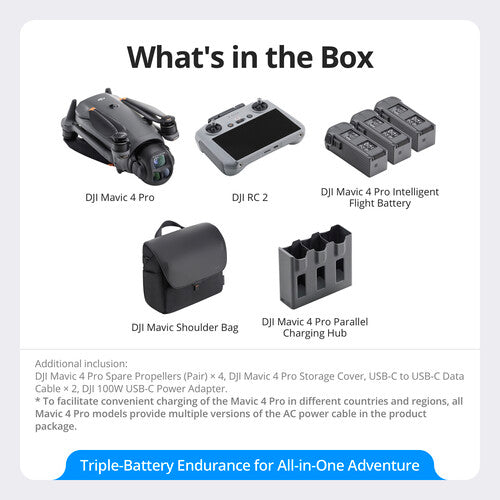 DJI | Mavic 4 Pro Fly More Combo (DJI RC 2) | CP.MA.00000848.01