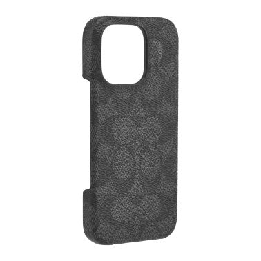 Coach | Slim Wrap Signature C Case iPhone 16 Pro - Charcoal | 15-13369