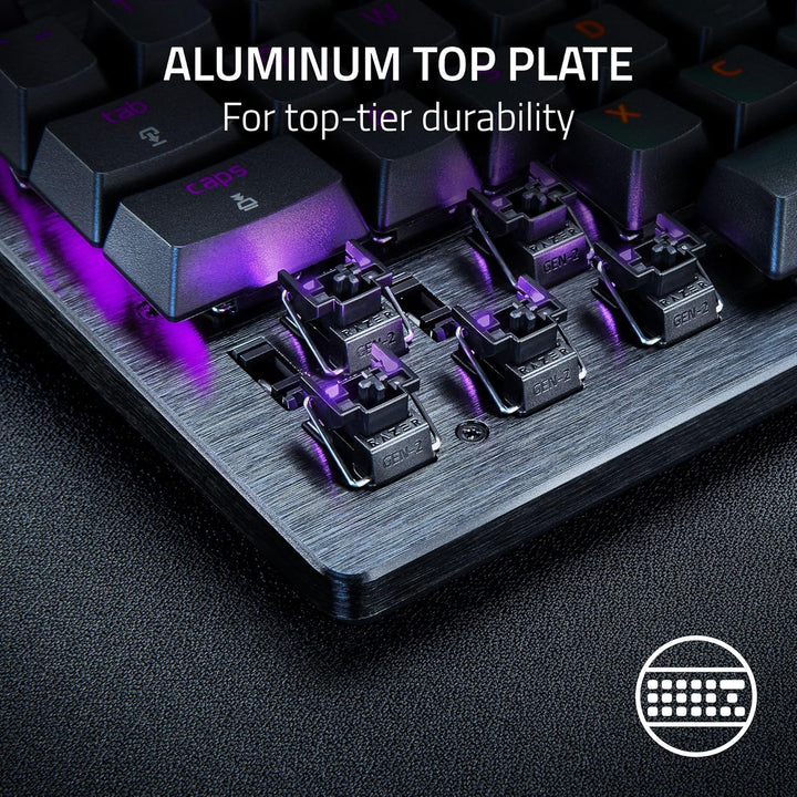 Razer | Huntsman V3 Pro 8KHz Full Size Wired Analog Optical Linear Switch Gaming Keyboard with Snap Tap - Black | RZ03-05530200-R3U1