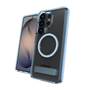 ZAGG | Graphene Santa Cruz Snap Kickstand Case Samsung Galaxy S26 Ultra - Icy Blue | 702321240