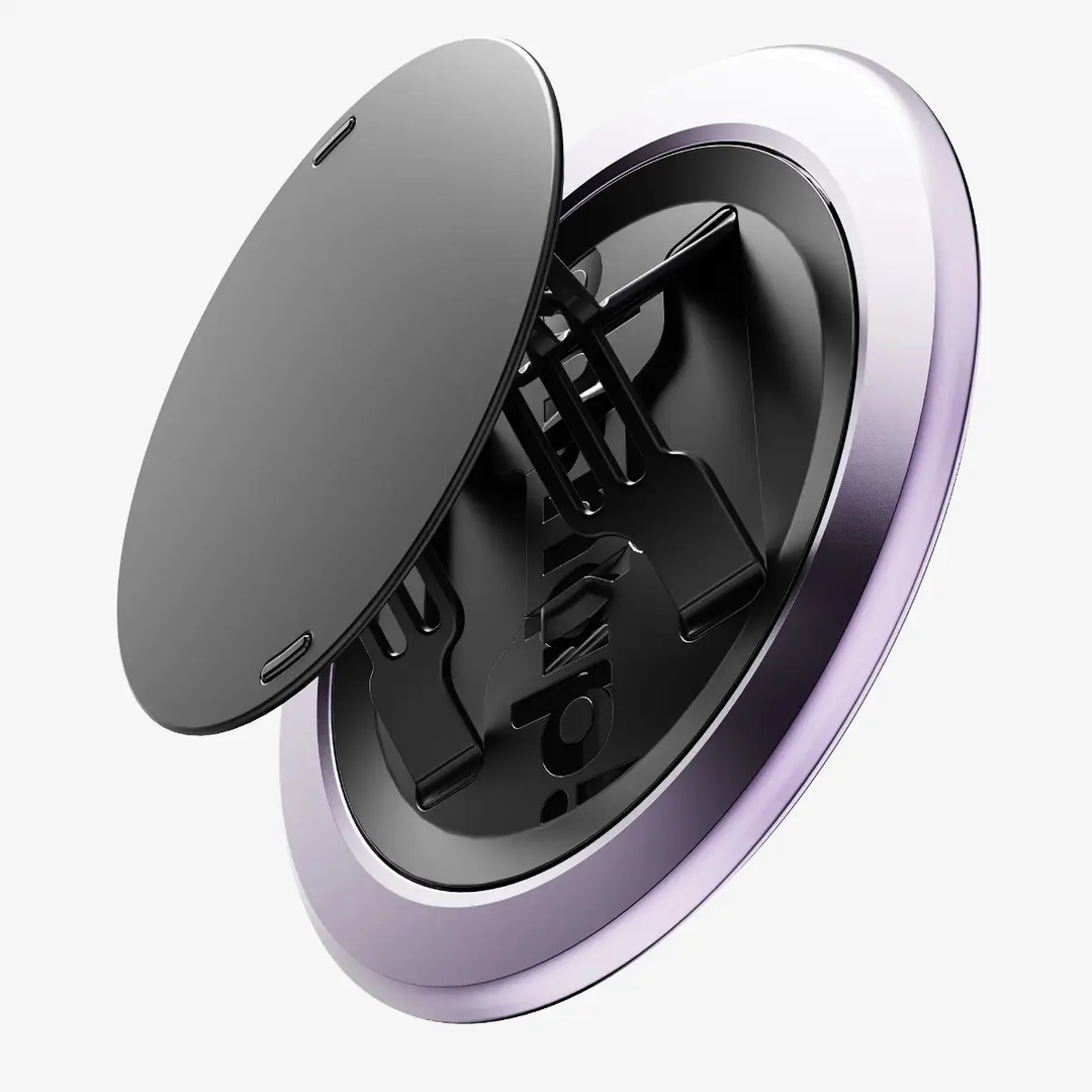 ohsnap! | Snap 4 Luxe MagSafe Universal Cell Phone Expanding Grip & Stand - Lavender | PH-S4L-LAV-CA1