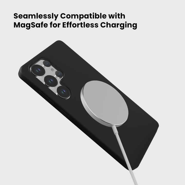 Caseco | Liquid Silicone MagSafe for Samsung S26 Ultra - Black | C29F4-01