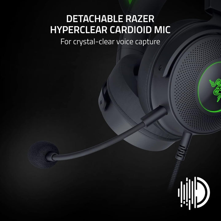 Razer Renewed | Kraken Kitty V2 Pro Headset - Black | RZ04-04510100-R3UR | 60 DAYS WARRANTY