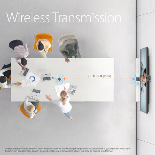 j5create | Wireless Extension System for USB Cameras, Microphones, and Speakers - Black | JVW120