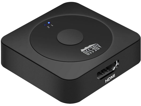 Adesso | Single HDMI to TWO HDMI Splitter - Black | AUH-5100