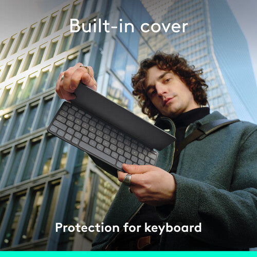 Logitech | KEYS-TO-GO 2 Wireless Keyboard with Cover - Graphite | 920-012867