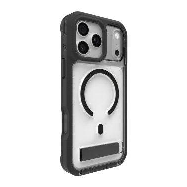 ZAGG | Graphene Rainier Snap Kickstand Case iPhone 17 Pro Max - Clear/Black |  702320833