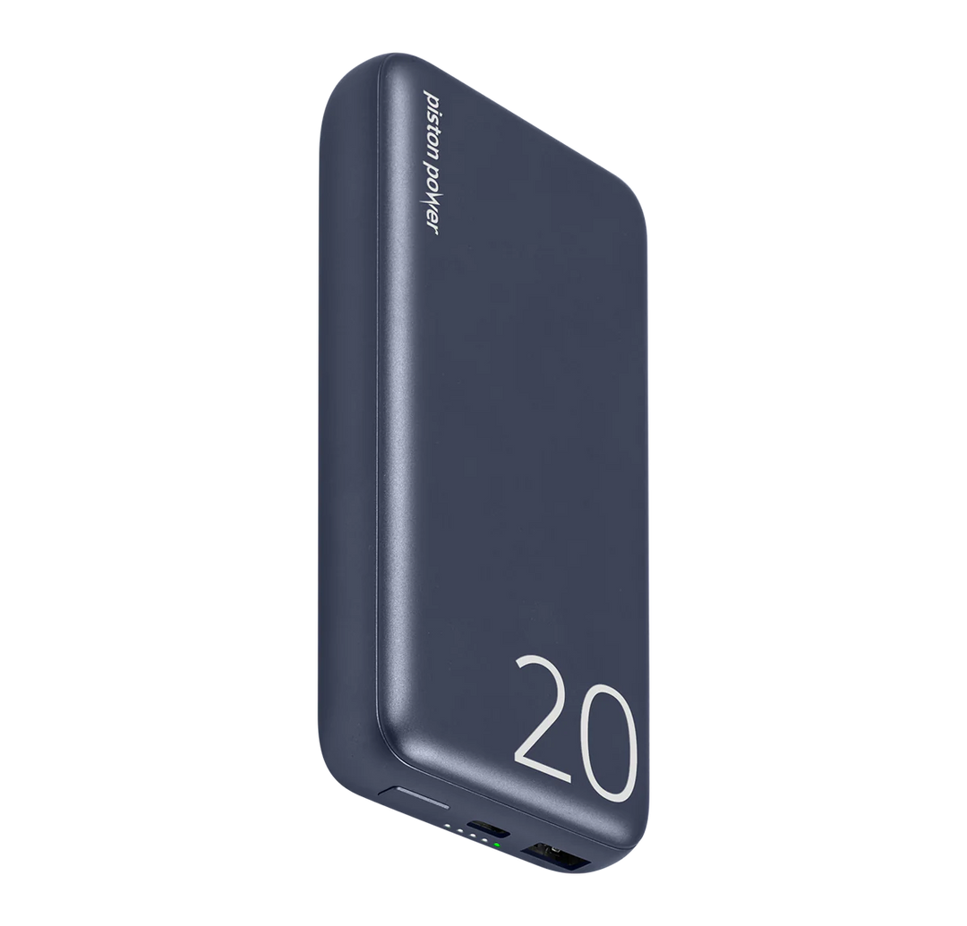 LOGiiX | Piston Power 20000 mAh Aluminum Power Bank - Midnight Blue | LGX-13673