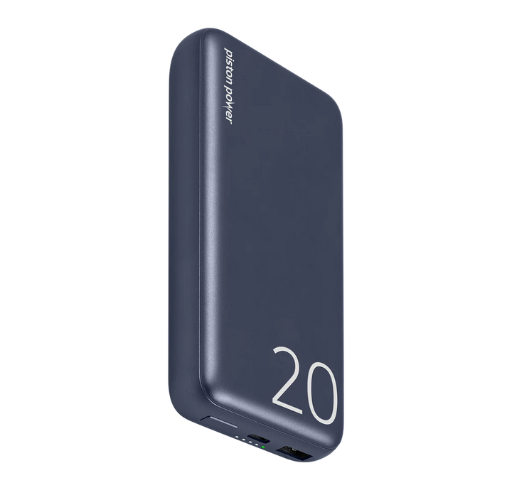 LOGiiX | Piston Power 20000 mAh Aluminum Power Bank - Midnight Blue | LGX-13673