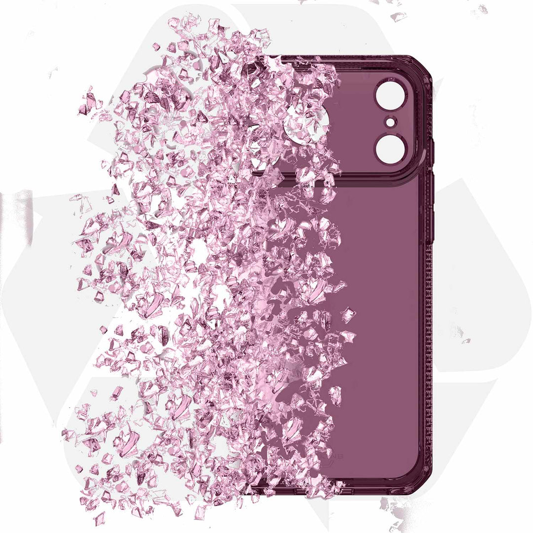 ITSKINS | Spectrum_R Clear Case iPhone 18 Pro /17 Pro - Plum | AP8XSPECMMAH1