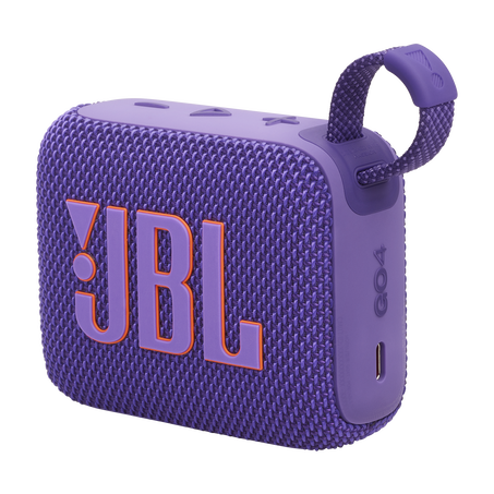 JBL | Go 4 Waterproof Bluetooth Wireless Speaker - Purple | JBLGO4PURAM