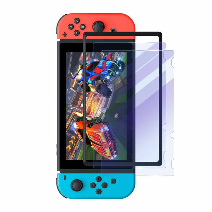 Blu Element | VisionCare 2-Pack Blue Light Tempered Glass Screen Protector for Nintendo Switch | BETGBLNS