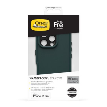 Otterbox | LifeProof Fre MagSafe Case iPhone 16 Pro - Green Submerge | 77-96154