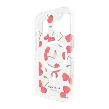 Kate Spade | Protective MagSafe iPhone 17 Pro Case - Cherry Dot | KS057316