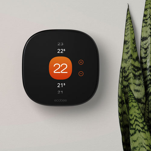 Ecobee | Smart Thermostat Enhanced Wi-Fi - Black | EB-STATE6LC-01