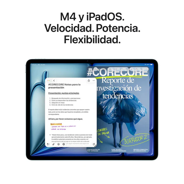 Apple | iPad Air M4 11" with Wi-Fi 7 (8th Generation) 256GB - Space Grey | MH354CL/A