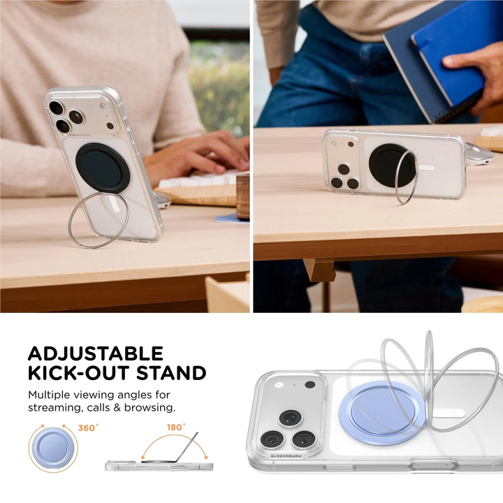 PopSockets | MagSafe Low-Pro Grip - Blue Aura | PS-809726