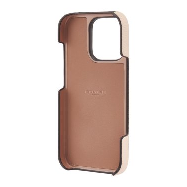 Coach | Leather Slim Wrap Case iPhone 16 Pro - Ivory Rexy | 15-13371