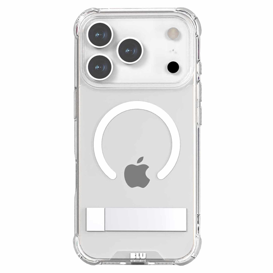 Blu Element | DropZone Rugged MagSafe Case w/Kickstand iPhone 17 Pro - Clear | BEDZMG17K3