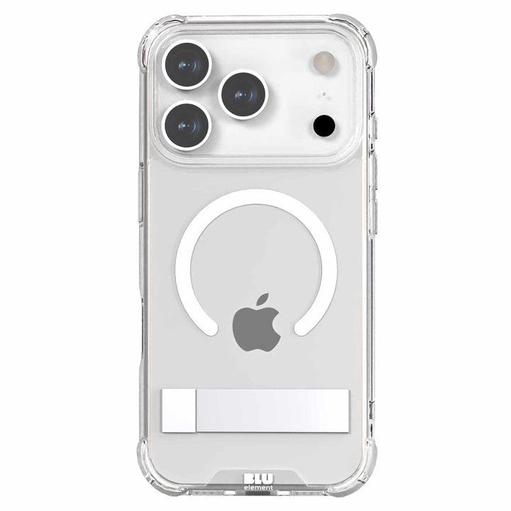 Blu Element | DropZone Rugged MagSafe Case w/Kickstand iPhone 17 Pro - Clear | BEDZMG17K3
