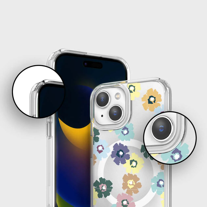 Caseco | Posey Perfect Clear Design Case with MagSafe iPhone 16e/ 15/14/13 - Clear | ED24B1-00BO