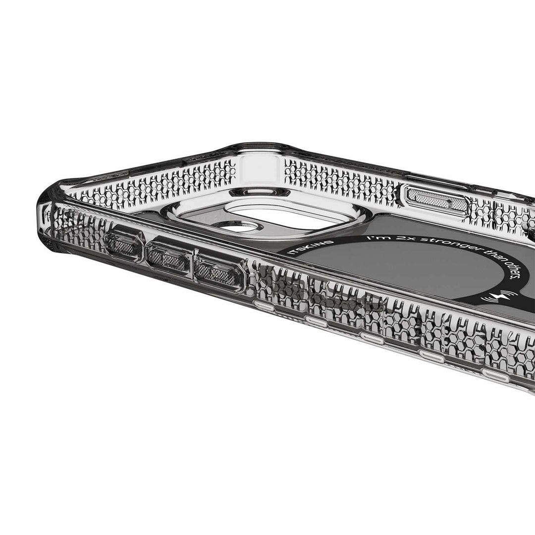 ITSKINS | Hybrid_R Vapor MagSafe iPhone 17 Case - Smoke | AP7NHBVARSMOK