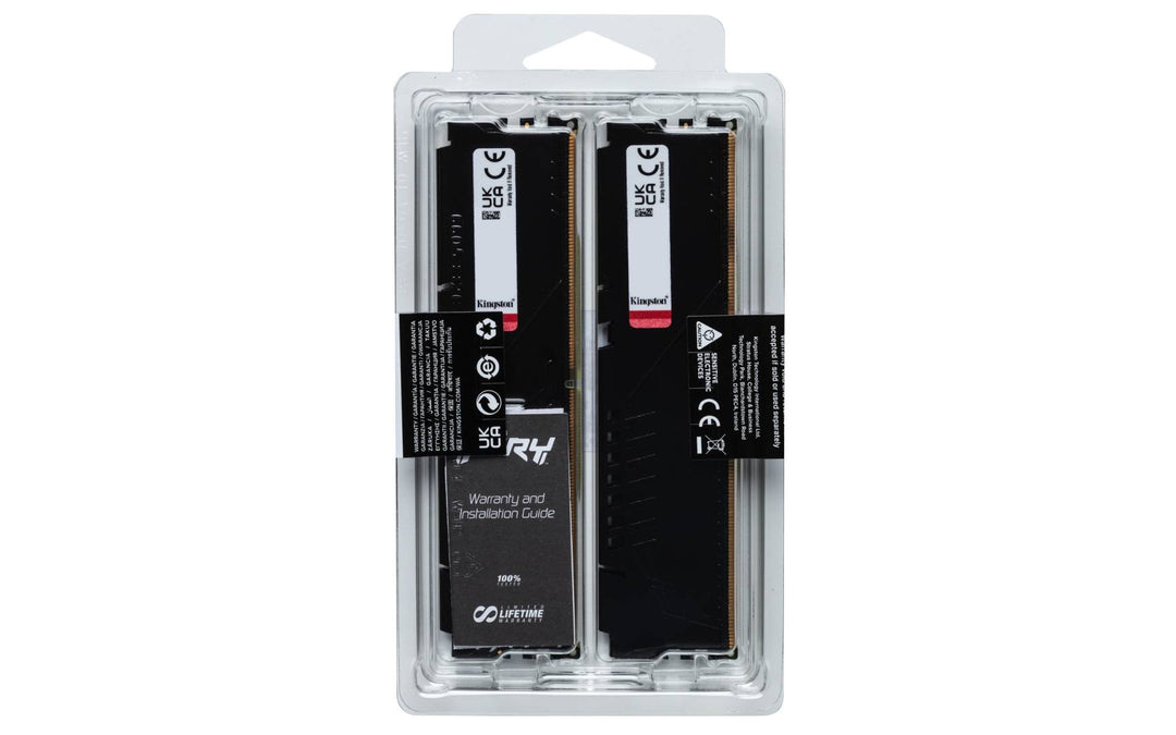 Kingston | FURY Impact 32GB (2 x 16GB) DDR5 SDRAM Memory Kit - Black | KF556S40IBK2-32