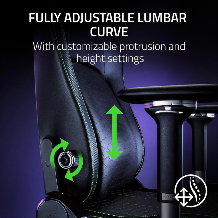 Razer | Iskur V2 Gaming Chair with Adaptive Lumbar Support - Dark Grey Fabric | RZ38-04900300-R3U1 PROMO ENDS MARCH 31