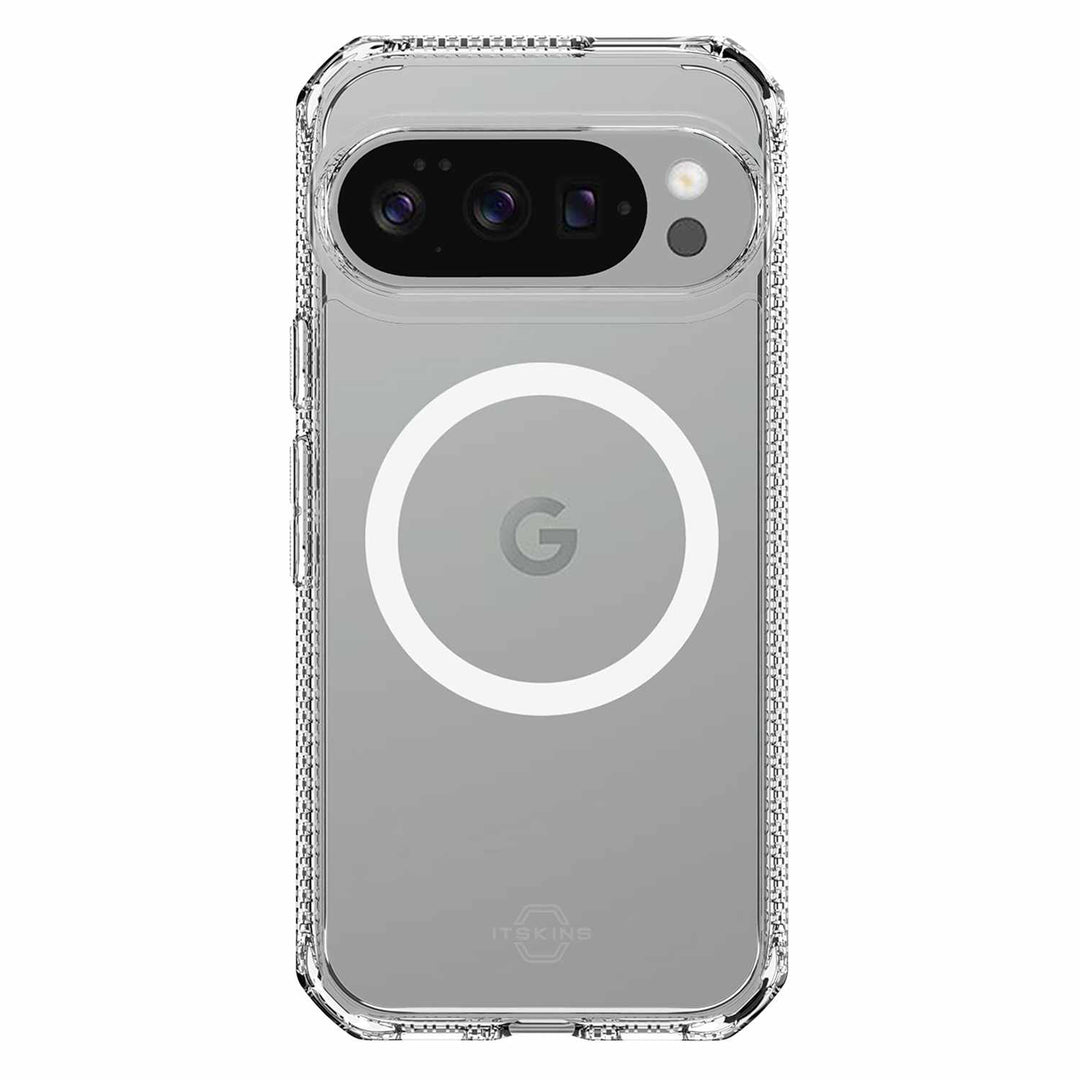 ITSKINS | Hybrid_R Case w/MagSafe for Google Pixel 10/10 Pro - Clear | GGXPHMACRTRSP