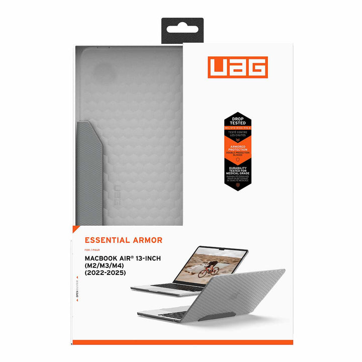 UAG | Essential Armor Case MacBook Air 13" M2 / M3 (2022-2024) - Ice | 134009114343