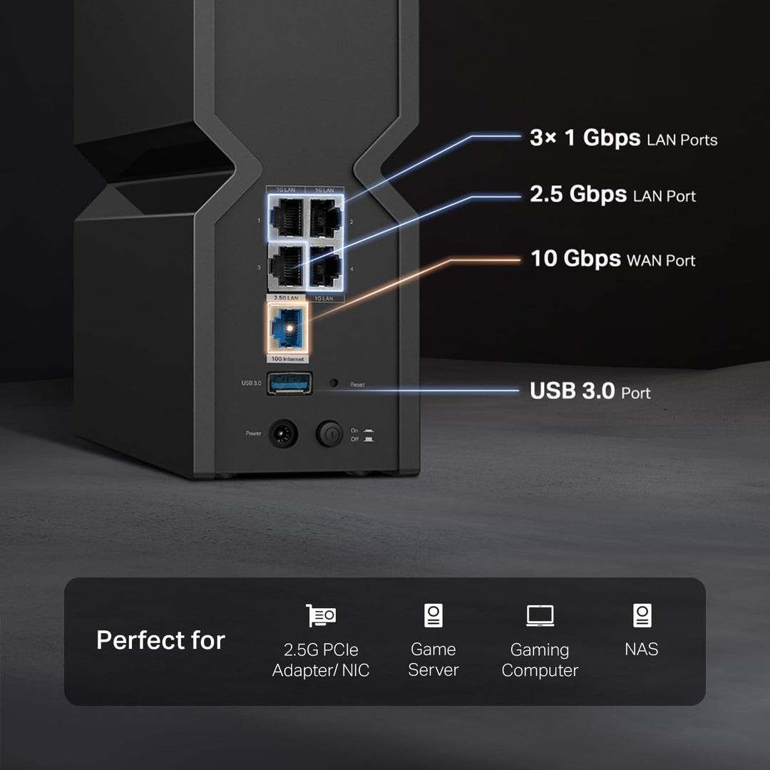 TP-Link | Archer BE15000 Tri-Band Wi-Fi 7 Router | BE15000