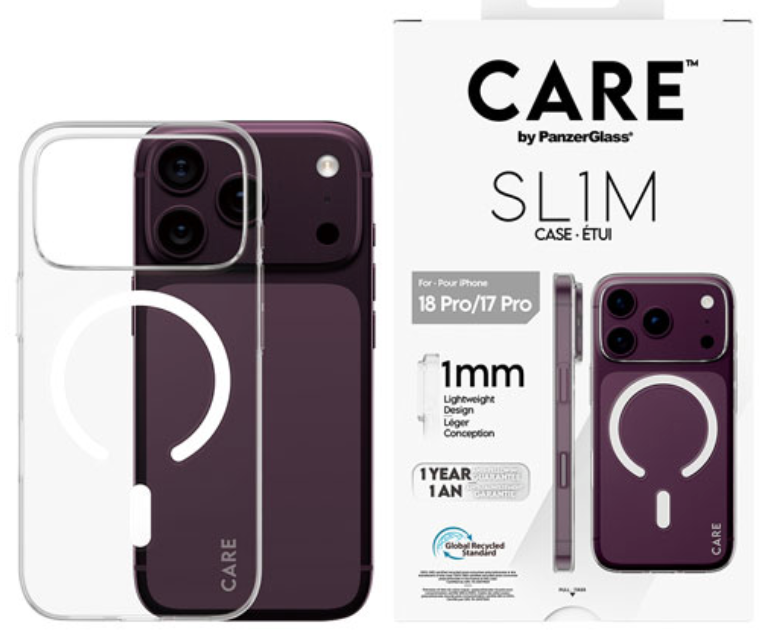 PanzerGlass | CARE Case SL1M MagSafe iPhone 18 Pro Max/ 17 Pro Max - Clear | PG-CR93461CA