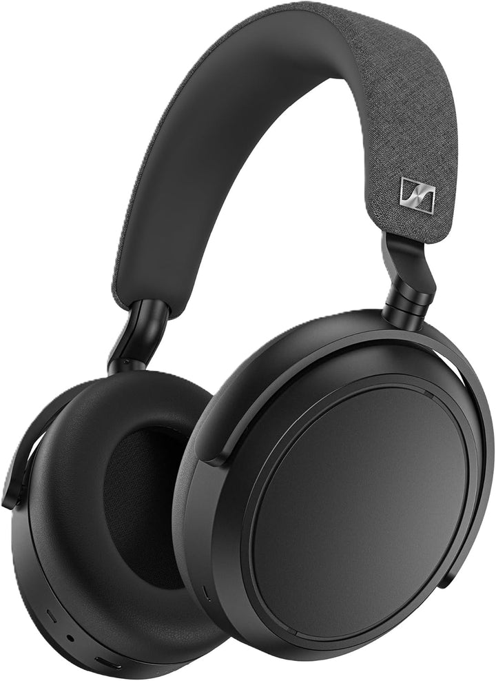 Sennheiser | Momentum 4 BT Wireless Headphone Adaptive Noise Cancellation - Black | MOMENTUM 4 BK