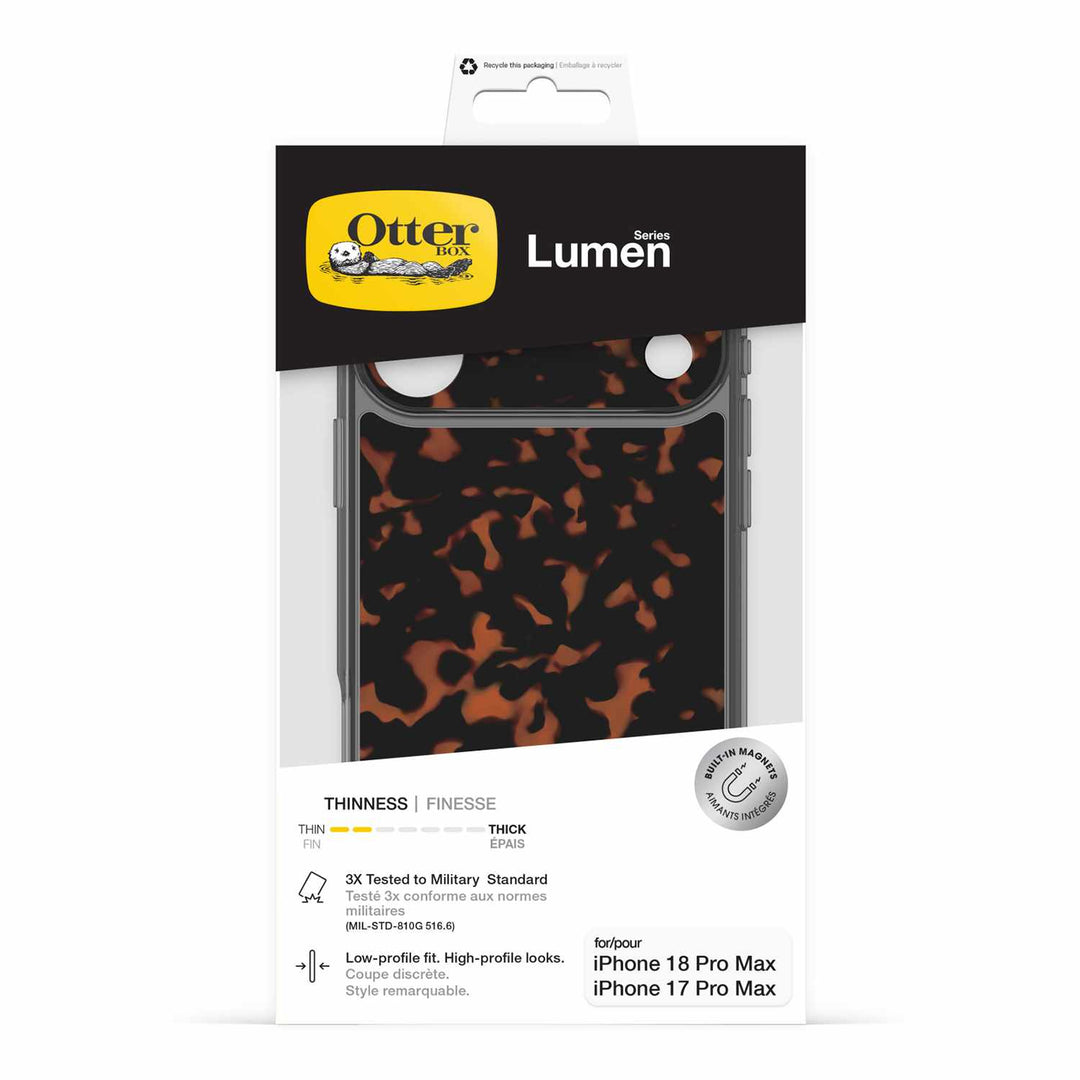 Otterbox | Lumen MagSafe Case iPhone 18 Pro Max/17 Pro Max - Tortoise | 77-001166