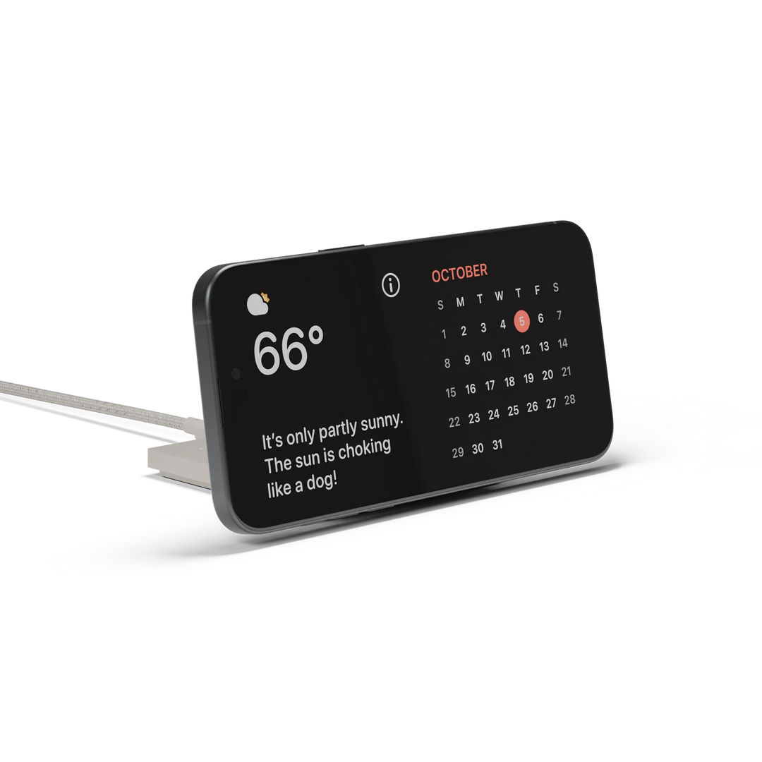 Native Union | Rise Magnetic Wireless Charger - Sandstone | RS-SL-SAN