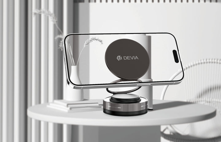 Devia | Ultra2 Magnetic Multi-Angle Adjustable Metal Phone Holder - Black | 6942297129399