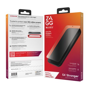 ZAGG GEAR4 | InvisibleShield Glass Elite Screen Protector Samsung Galaxy S24+ | 15-12473
