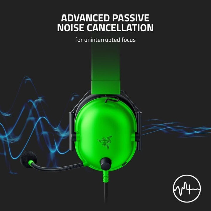 Razer | Blackshark V2 X Wired Gaming Headset - Green | RZ04-03240600-R3M1