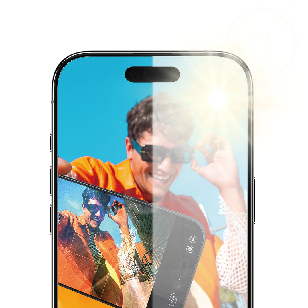 PanzerGlass | Ultra Wide Fit Anti-Reflective Armor Screen Protector iPhone 17 Air w/EasyAligner - Clear | PG-55876CA