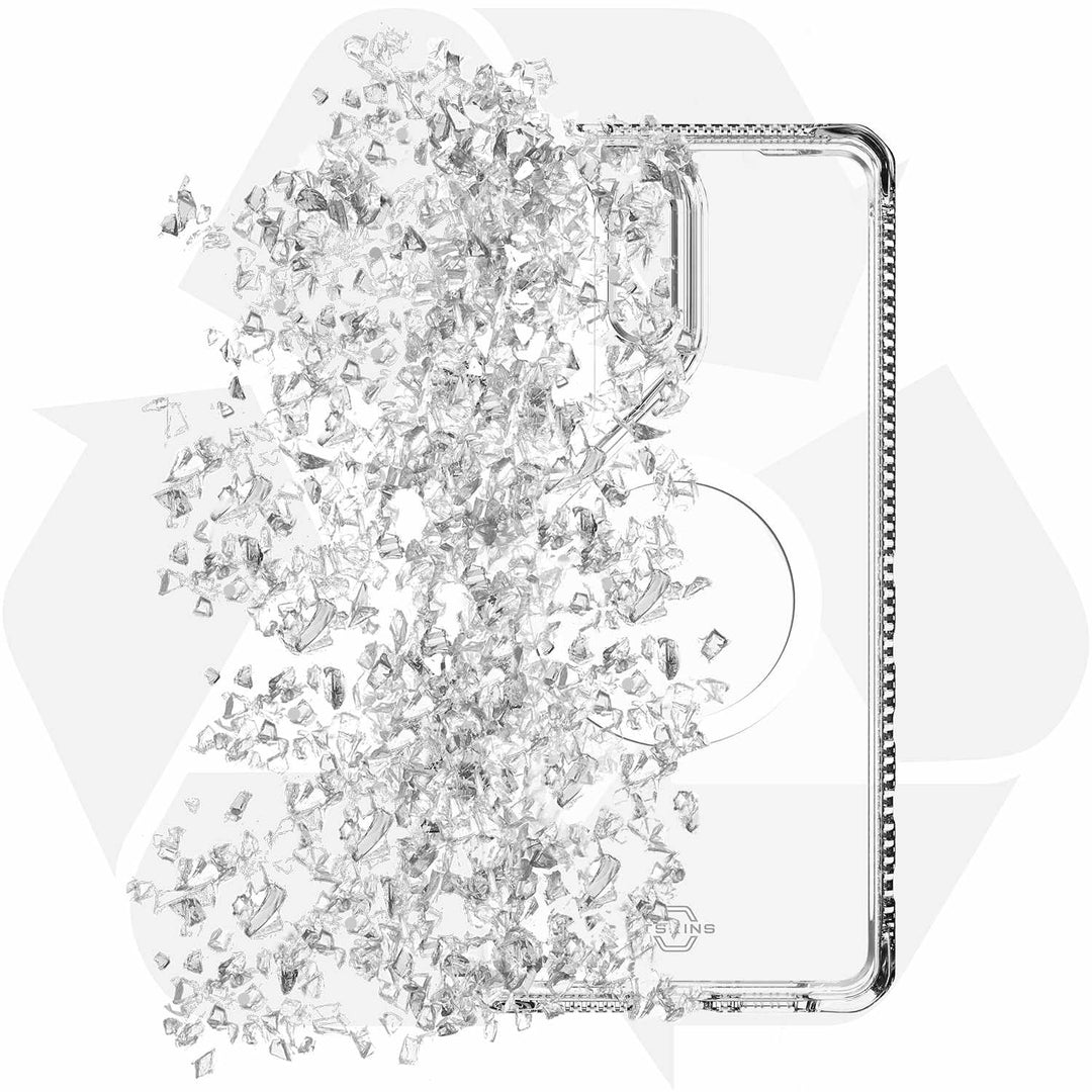ITSKINS | Hybrid_R Case w/Magnets for Samsung Galaxy S26 Ultra - Clear | SGYUHMACRTRSP