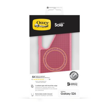 OtterBox | Sole w/Magnets Case Samsung Galaxy S26 - Xtra Hot Pink | 77-000049
